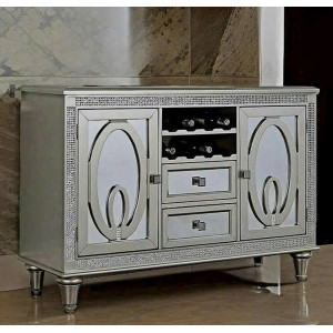 322 - 75 Benjara : Tủ Buffet , Tủ Rượu ,Tủ Bếp Chén Dĩa - 137cm